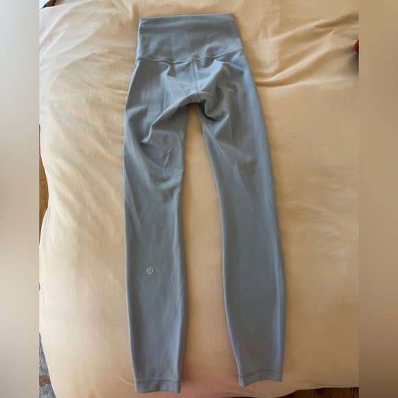 Lulemon Wunder Train High-Rise Tight 25" - Lt. Blue - Size 0 - Picture 1 of 7